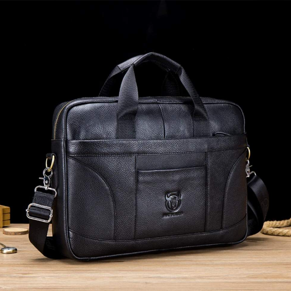 Maleta Executiva de Couro Bull Capitan 14”