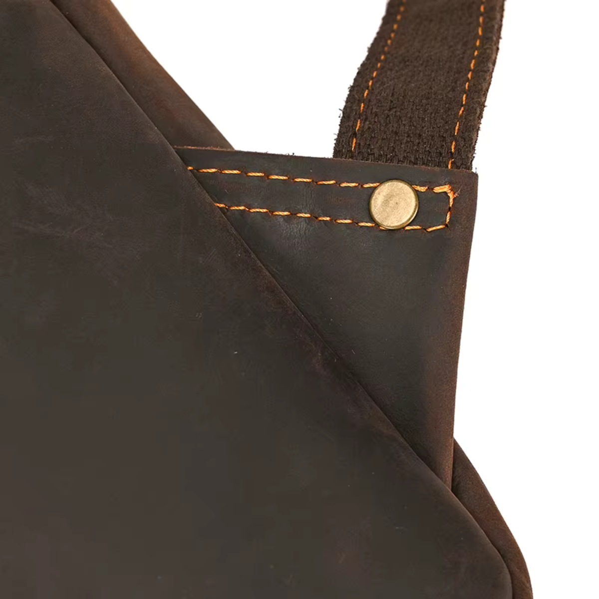 Mochila de Couro Genuíno Texas Notebook 15" Marrom