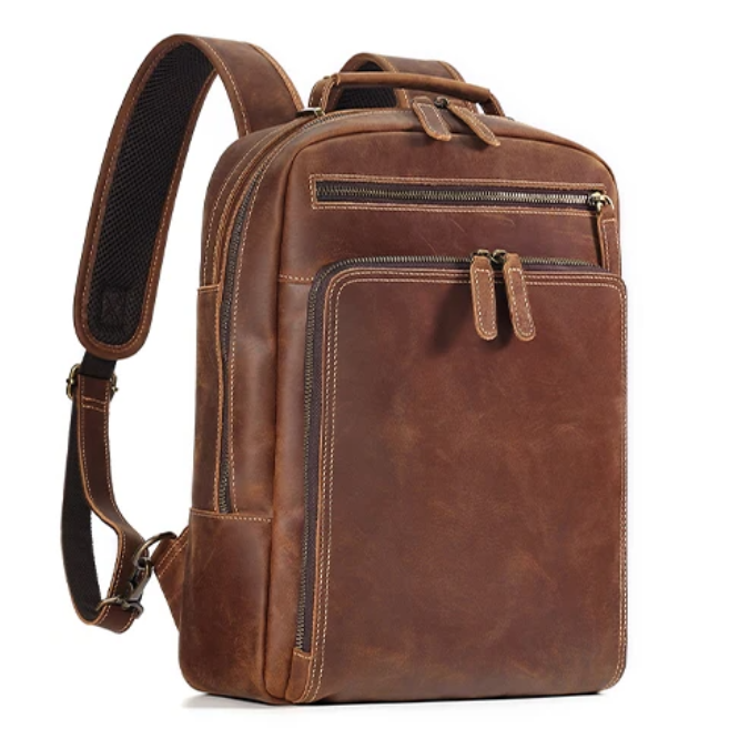 Mochila de Couro Legitimo para Notebook 15,6" Siena
