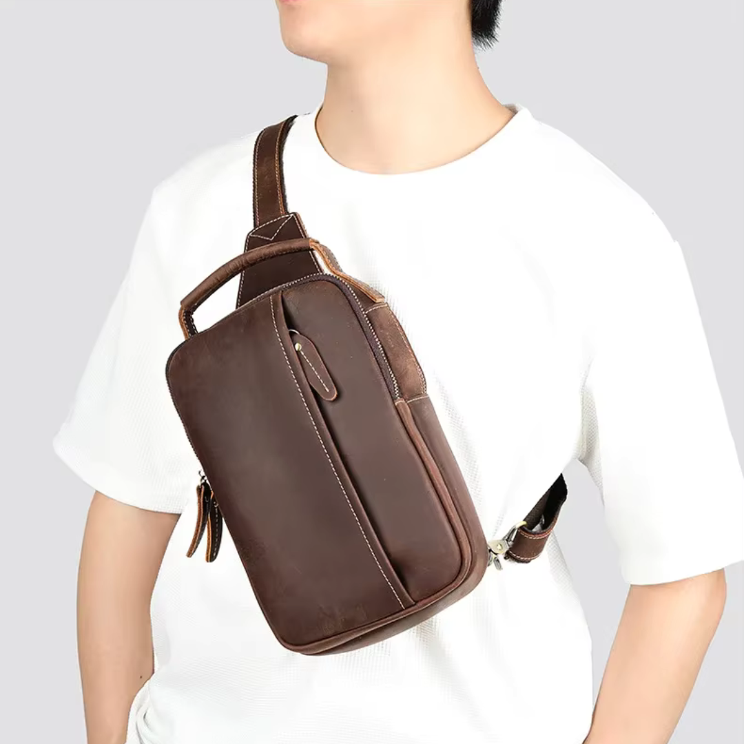 Shoulder Bag Couro Genuino Texas