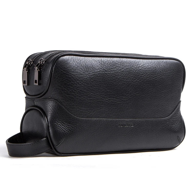 Nécessaire Masculina de Couro Genuíno American