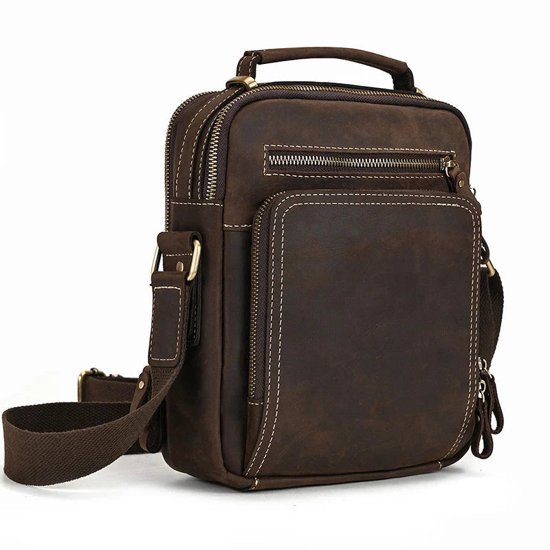 Bolsa de Ombro Retrô Masculina Califórnia