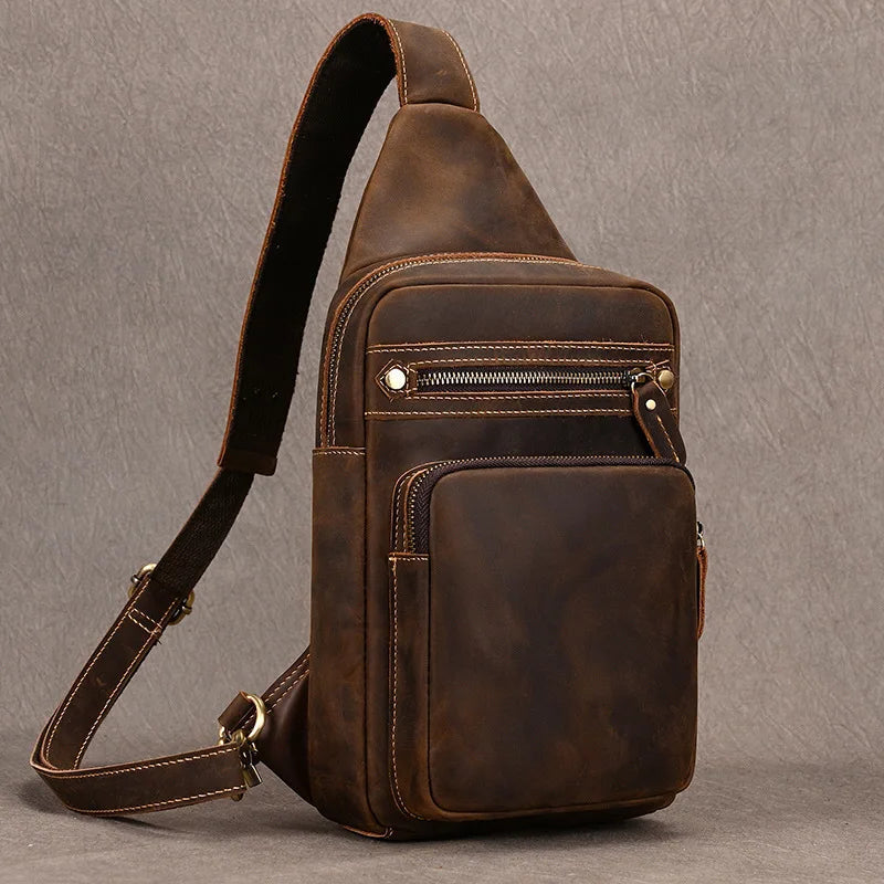 Shoulder Bag Couro Genuino Bergamo