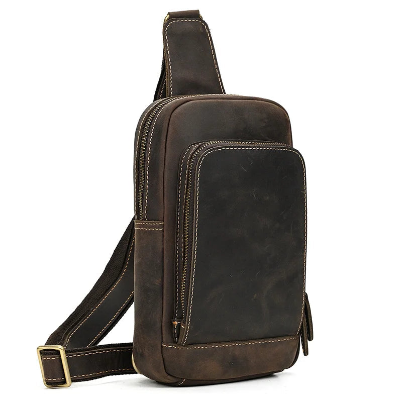 Shoulder Bag Couro Genuíno Montana