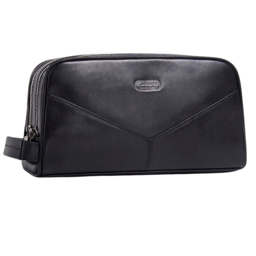 Nécessaire Masculina de Couro Genuíno Milan