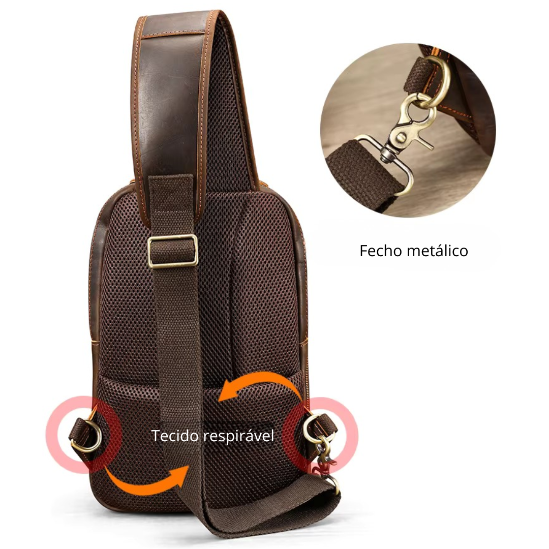 Shoulder Bag Couro Genuíno Genebra