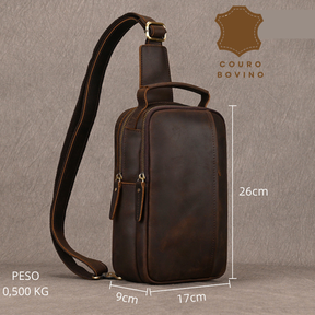 Shoulder Bag Couro Genuino Texas