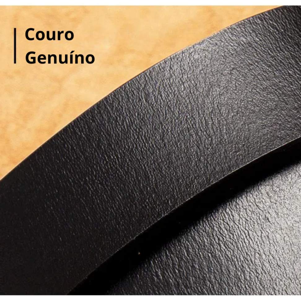 Cinto Masculino de Couro Genuíno Black Bull