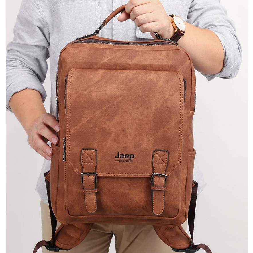 Mochila de Couro Jeep Urbano 15,6 "