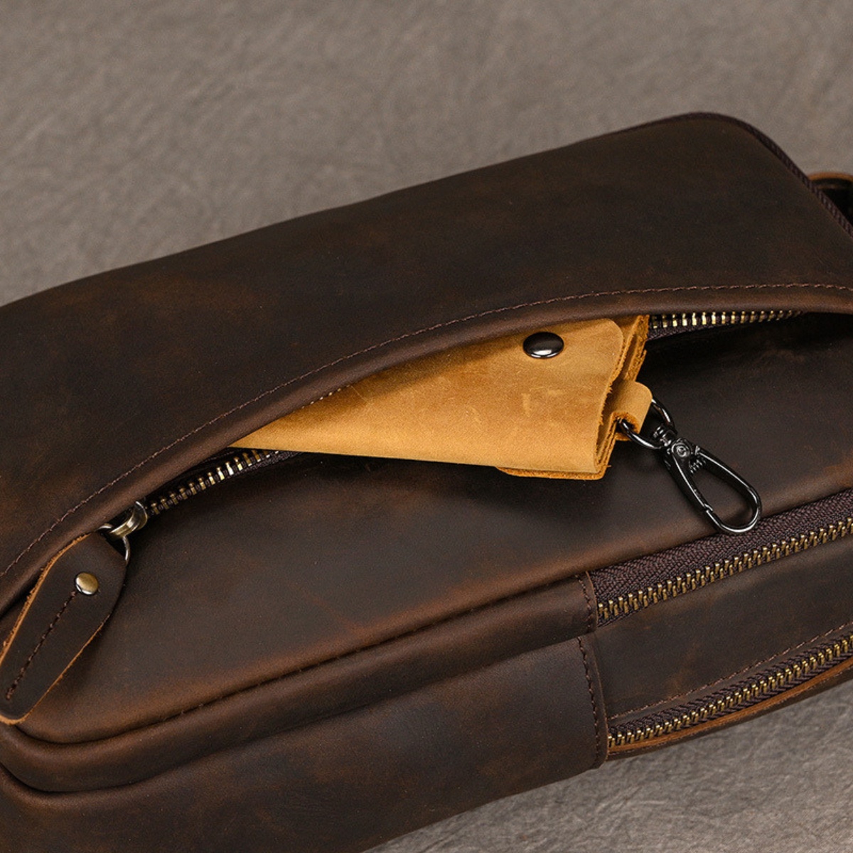 Shoulder Bag Couro Genuino Texas