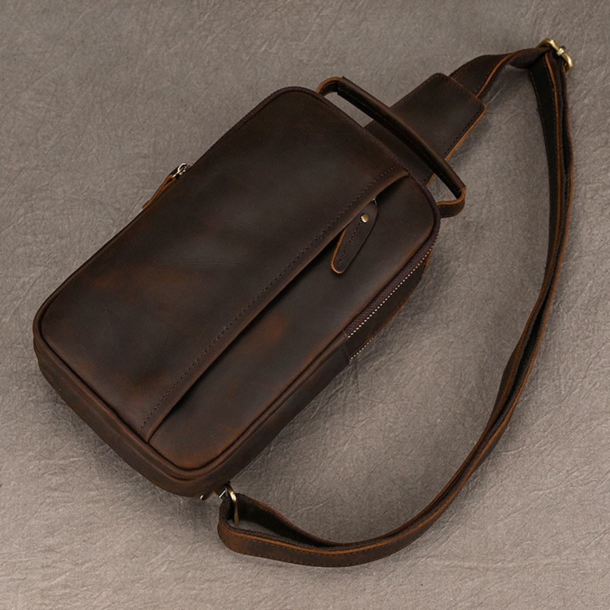 Shoulder Bag Couro Genuino Texas