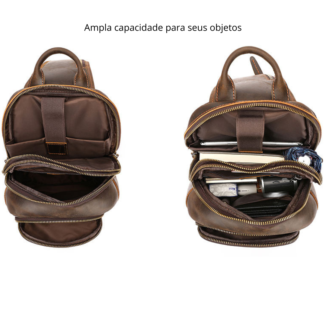 Shoulder Bag Couro Genuíno Genebra