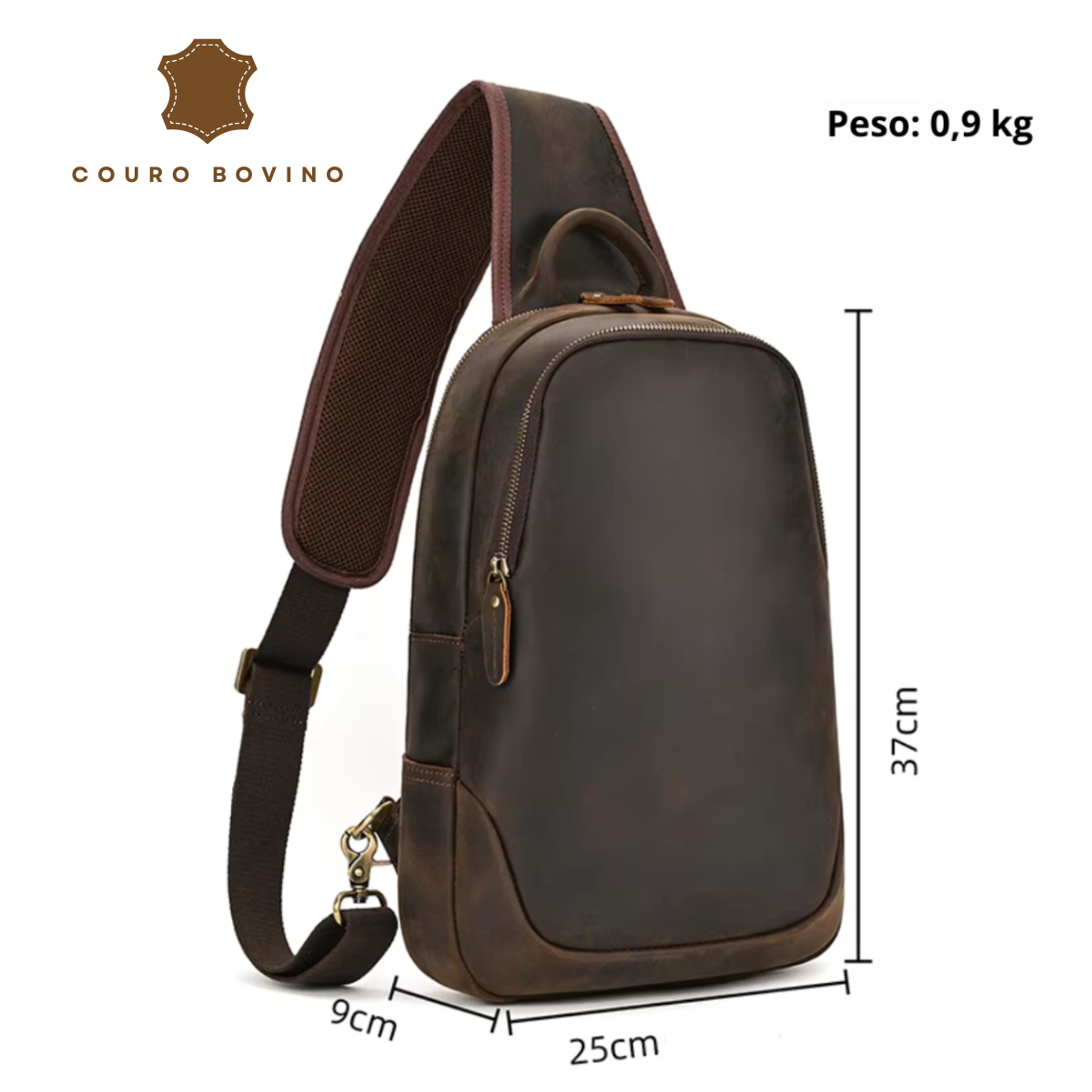 Shoulder Bag Couro Genuino Moscou