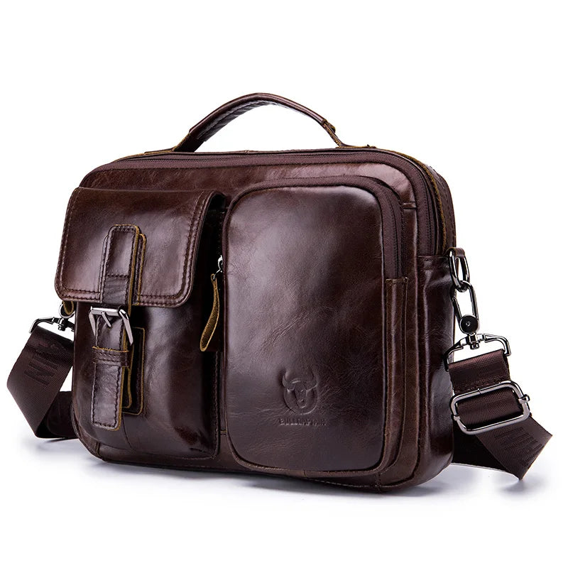 Bolsa Tiracolo de Couro Bull Capitan Tablet 12”