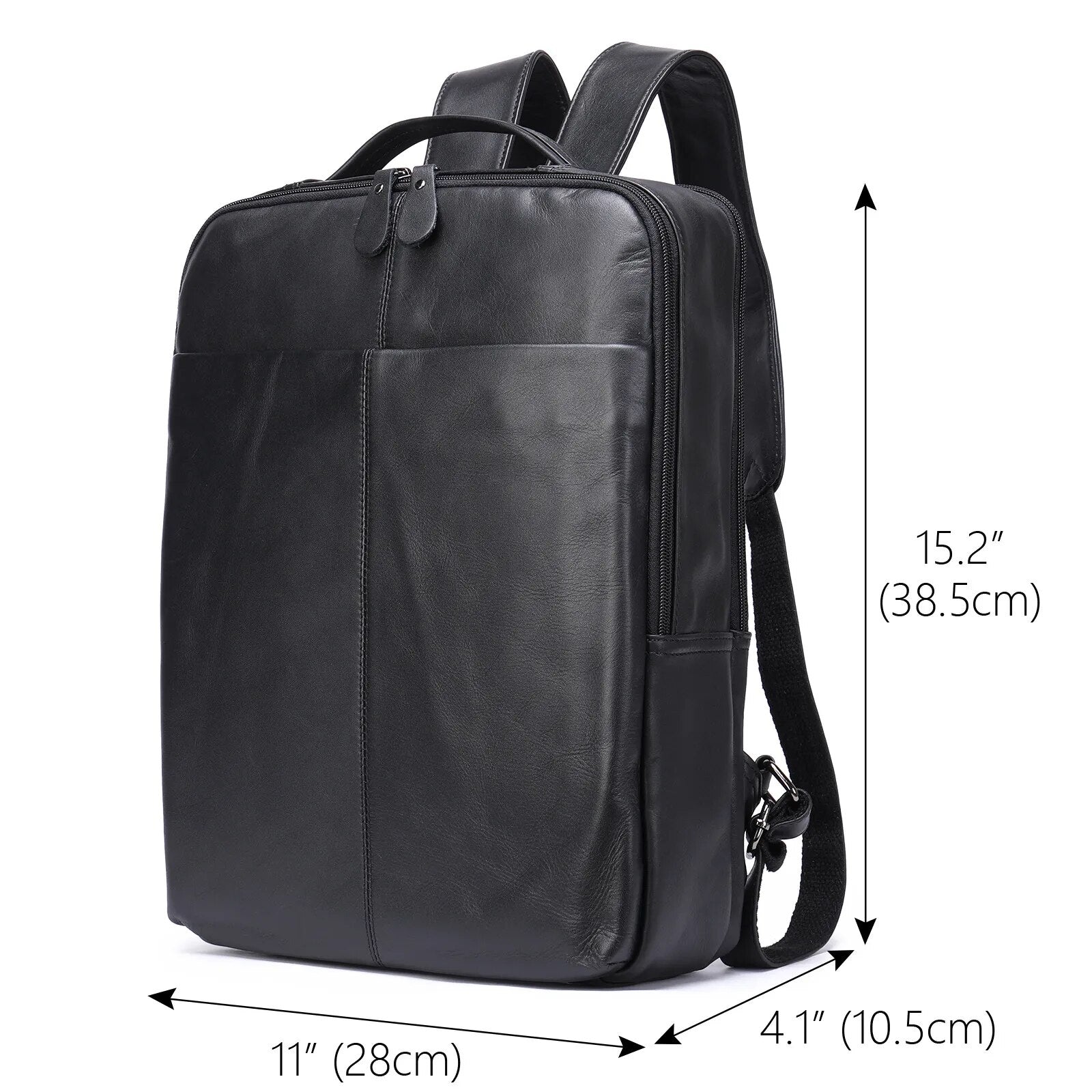 Mochila de Couro Genuíno Génova Notebook 14