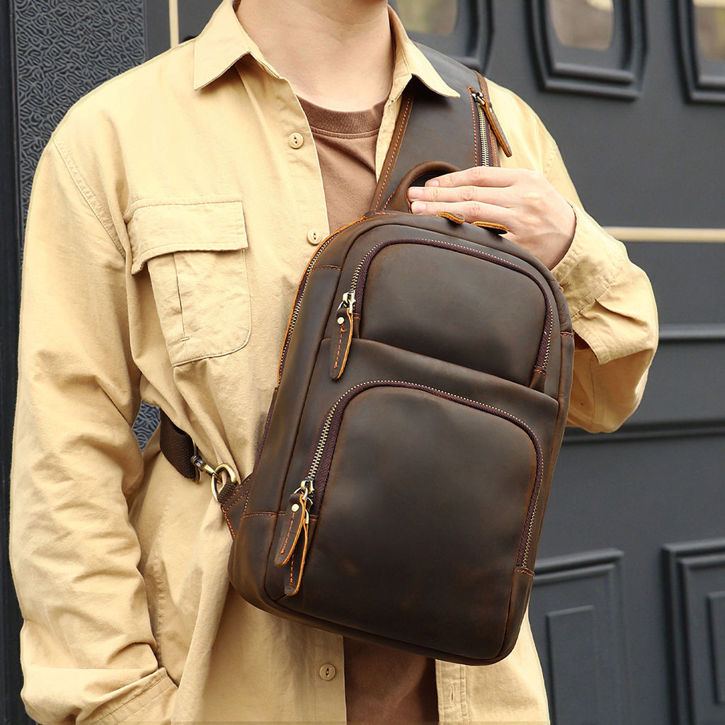 Shoulder Bag Couro Genuíno Genebra