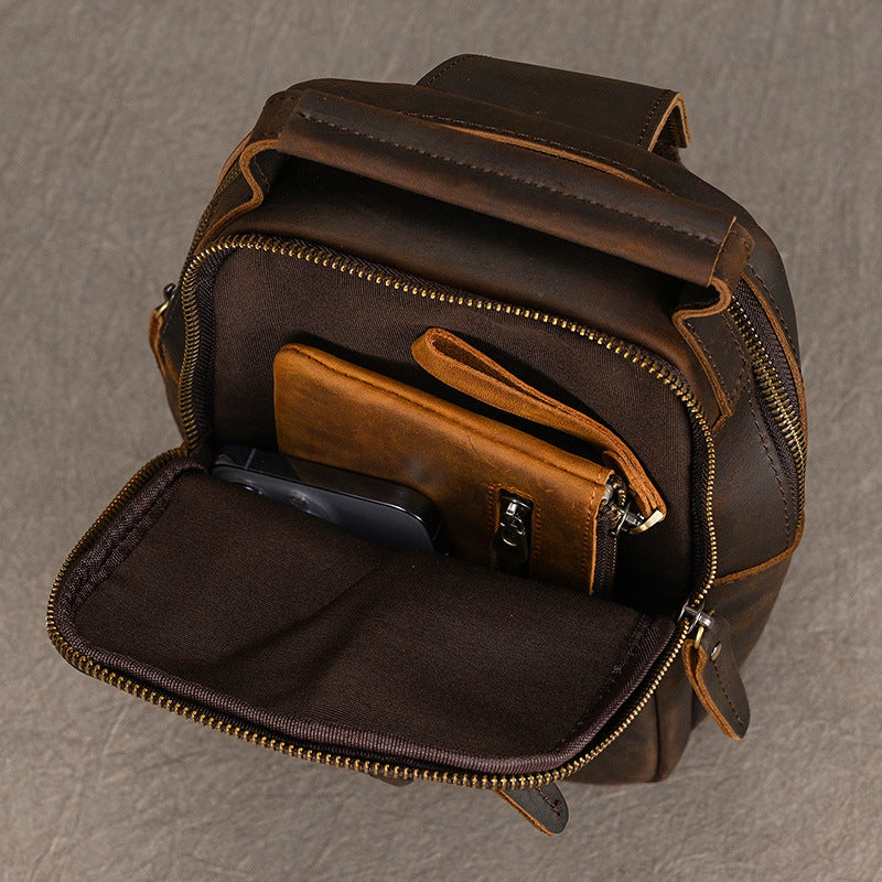 Shoulder Bag Couro Genuino Texas