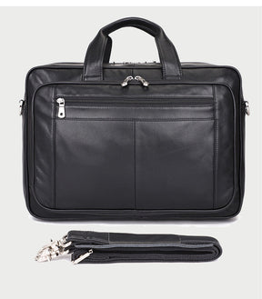 Maleta Executiva Couro Genuíno Genebra 15,6 "