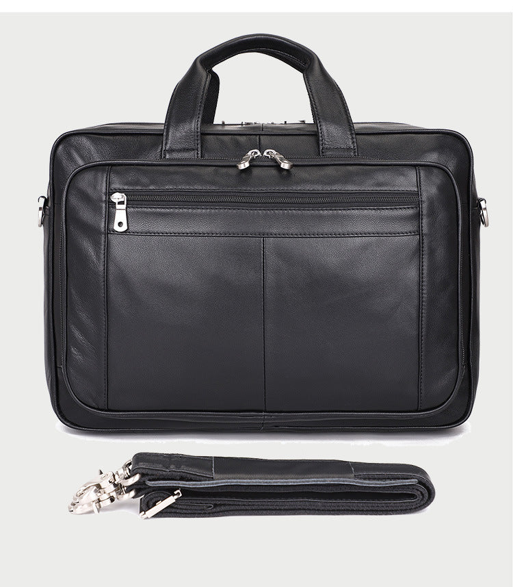 Maleta Executiva Couro Genuíno Genebra 15,6 "