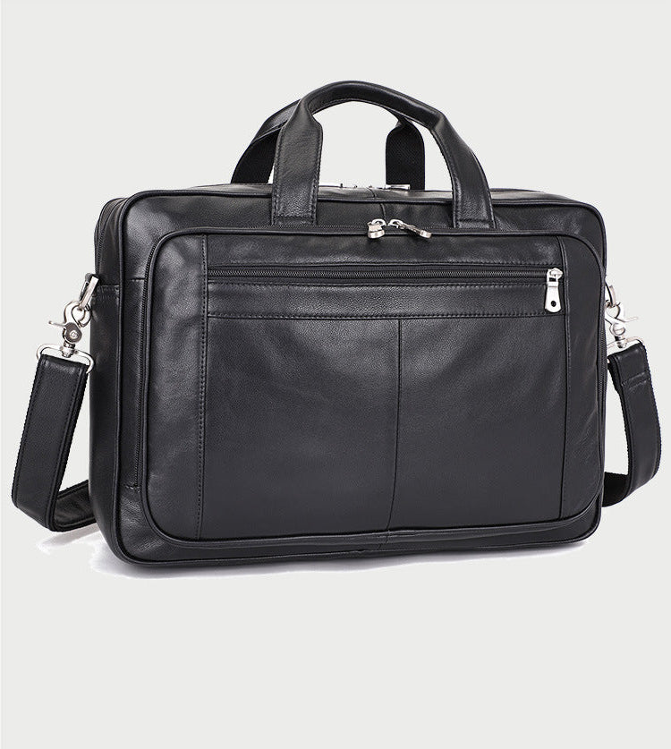 Maleta Executiva Couro Genuíno Genebra 15,6 "