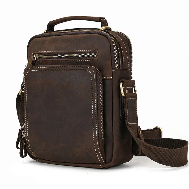 Bolsa de Ombro Retrô Masculina Califórnia