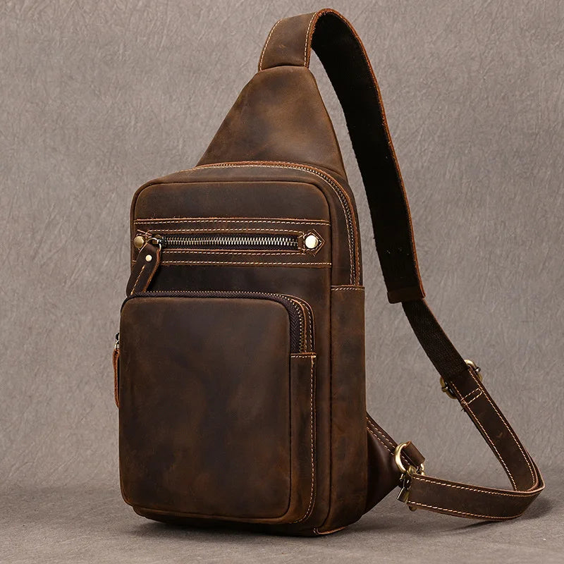 Shoulder Bag Couro Genuino Bergamo