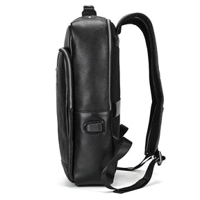 Mochila de Couro Genuíno Dallas Notebook 15,6"