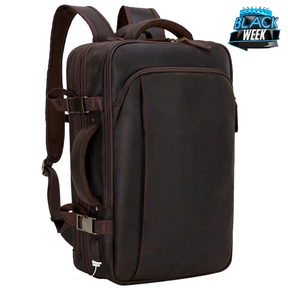 Mochila de Couro Legitimo para Notebook 17" Atacama