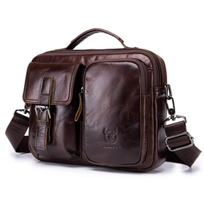 Bolsa Tiracolo de Couro Bull Capitan Tablet 12”