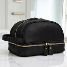 Nécessaire Masculina de Couro Genuíno Dallas