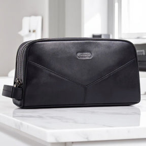 Nécessaire Masculina de Couro Genuíno Milan