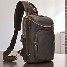 Shoulder Bag Couro Genuíno American