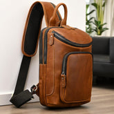 Shoulder Bag Couro Genuíno American